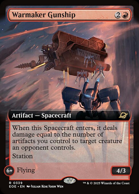 Warmaker Gunship - Foil