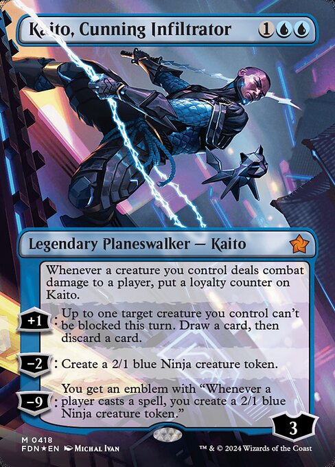 Kaito, Cunning Infiltrator - Mana Foil