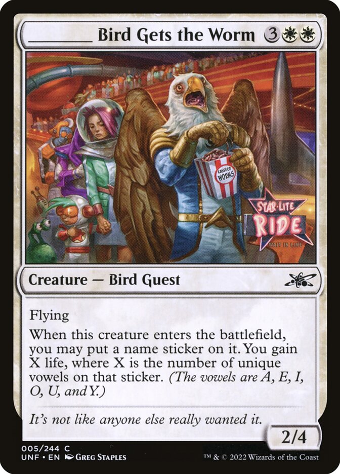 ________ Bird Gets the Worm - Galaxy Foil