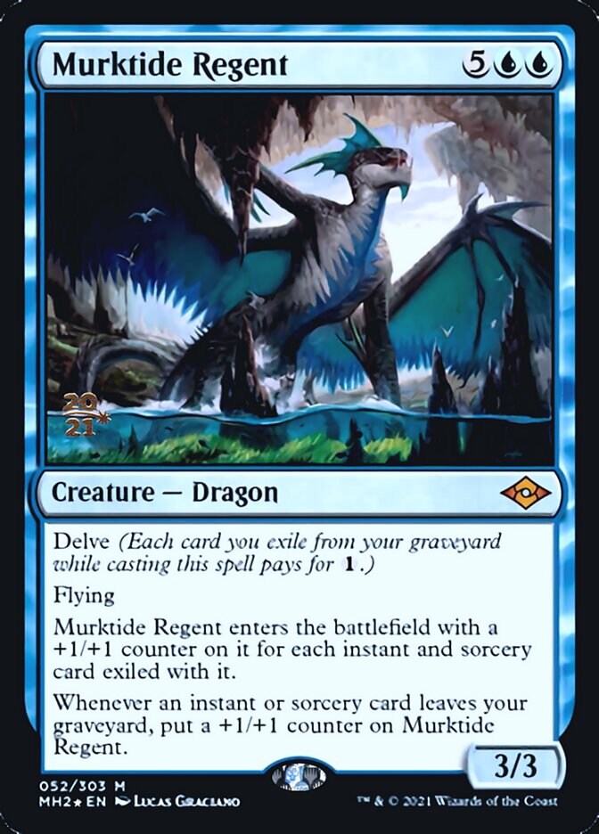 Murktide Regent - Foil - Prerelease Promo