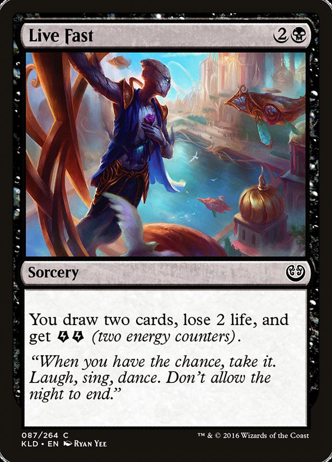 Live Fast - Foil