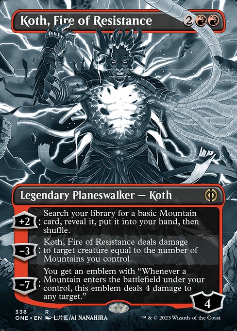 Koth, Fire of Resistance - Foil