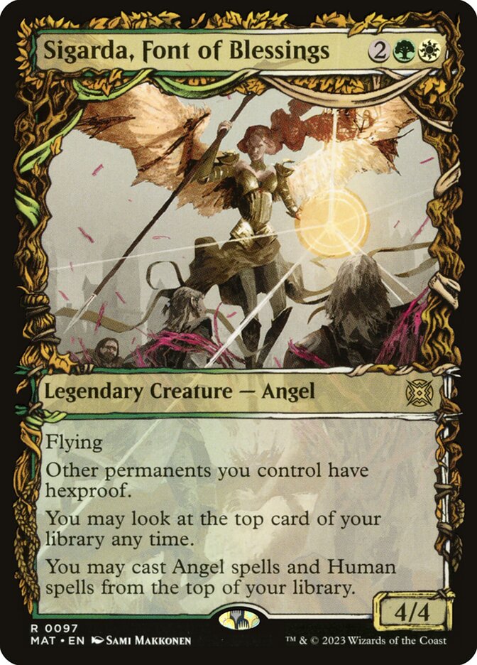 Sigarda, Font of Blessings - Foil