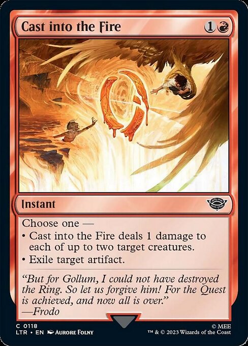 Cast into the Fire - Foil