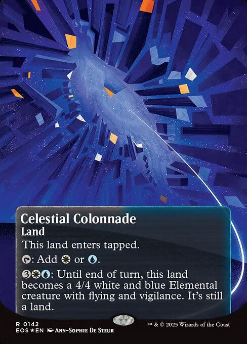 Celestial Colonnade - Galaxy Foil