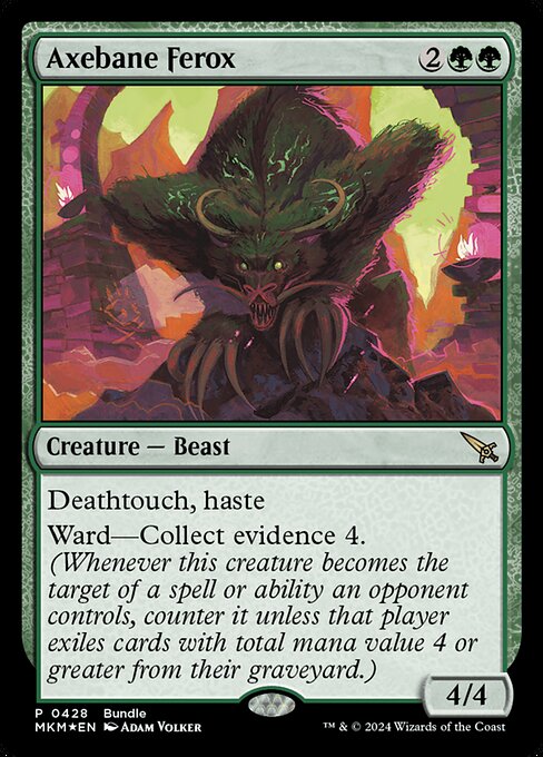 Axebane Ferox - Foil - Bundle Promo