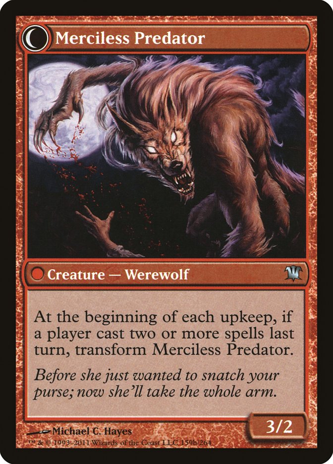 Reckless Waif // Merciless Predator - Foil