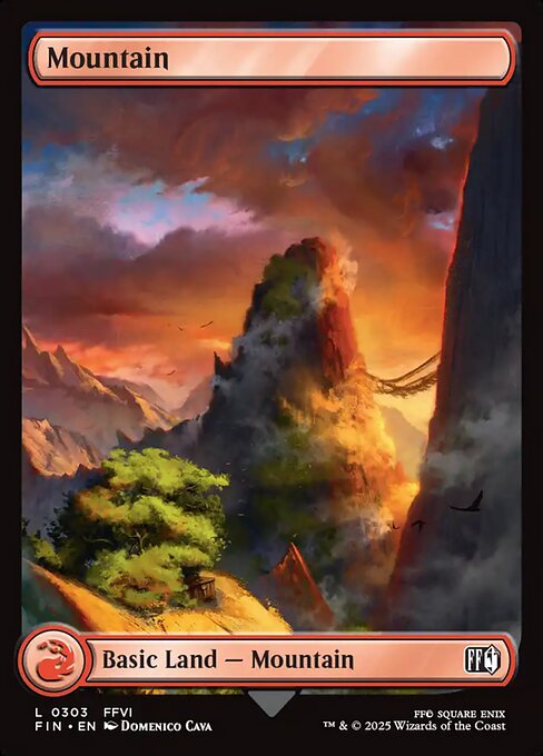 Mountain (303) - Full Art Foil