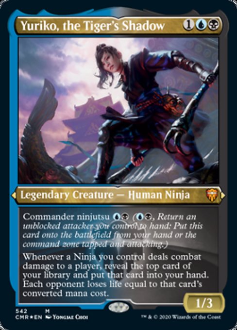 Yuriko, the Tiger's Shadow - Foil-Etched