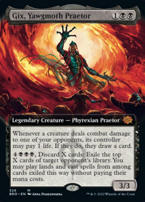 Gix, Yawgmoth Praetor - Foil