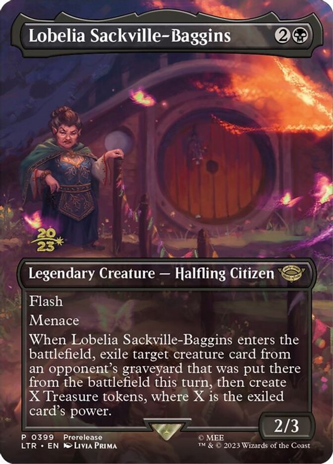 Lobelia Sackville-Baggins - Foil - Stamped Prerelease Promo