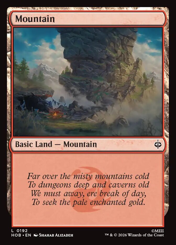 Mountain (192) - Full Art - Foil