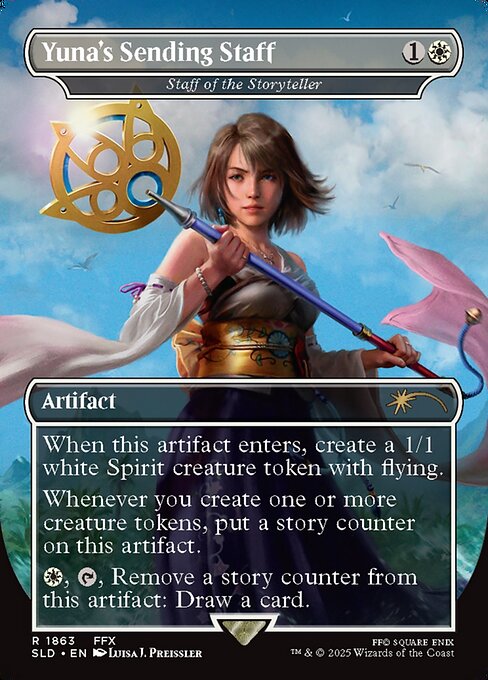 Staff of the Storyteller (Yuna's Sending Staff) - Foil