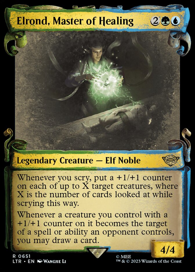Elrond, Master of Healing - Silver Foil