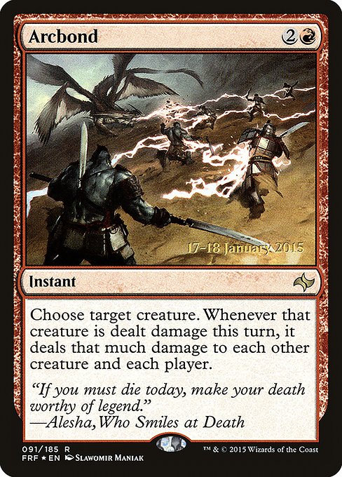 Arcbond - Foil - Prerelease Promo