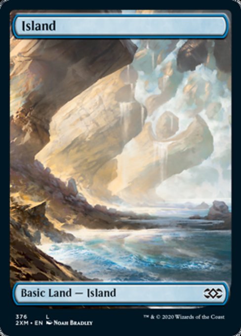 Island (376) - Full Art - Foil
