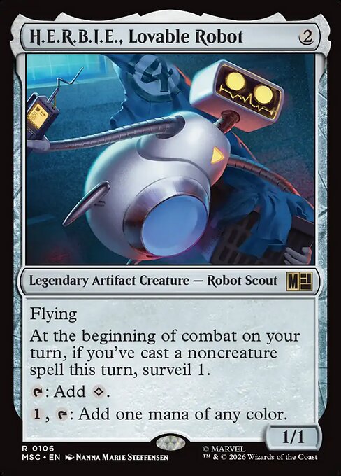 H.E.R.B.I.E., Lovable Robot - Surge Foil