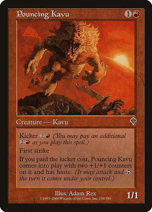 Pouncing Kavu - Foil