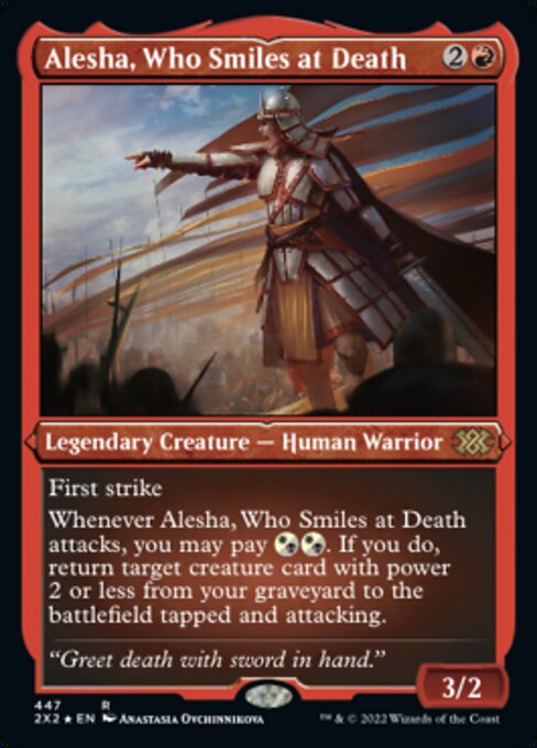 Alesha, Who Smiles at Death - Foil Etched