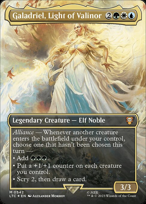 Galadriel, Light of Valinor - Surge Foil