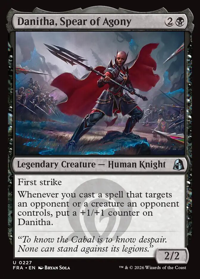 Danitha, Spear of Agony - Foil