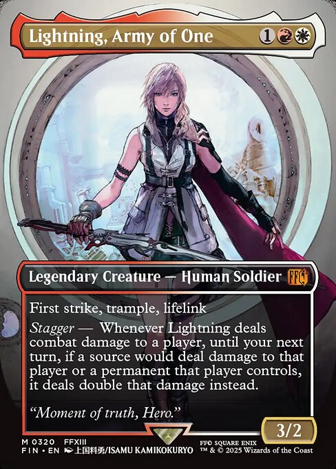 Lightning, Army of One - Foil