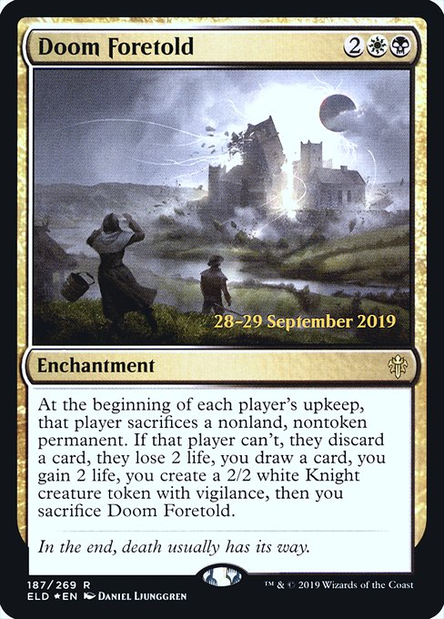 Doom Foretold - Foil - Prerelease Promo