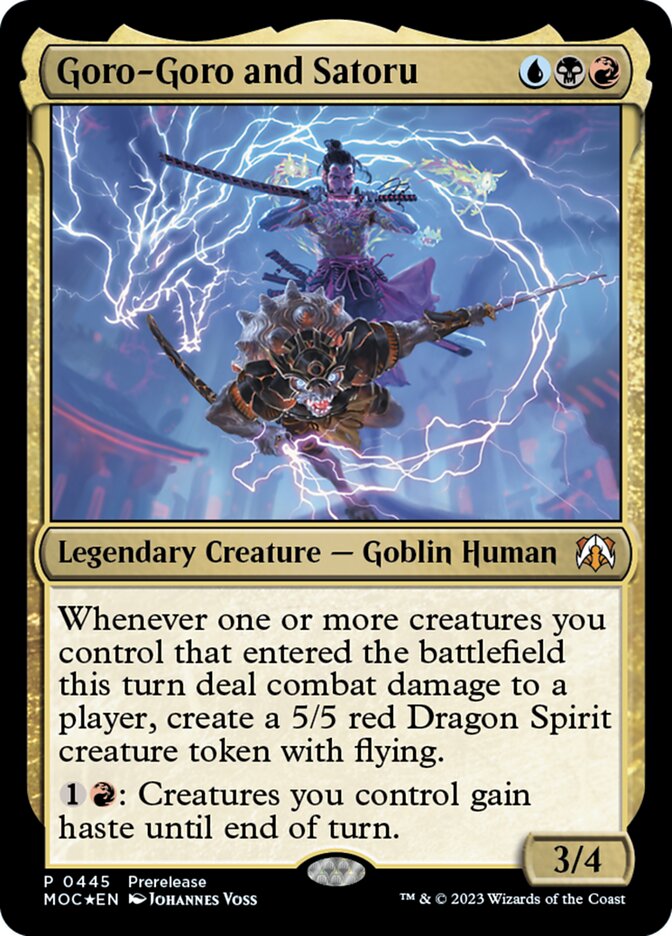 Goro-Goro and Satoru - Prerelease Promo
