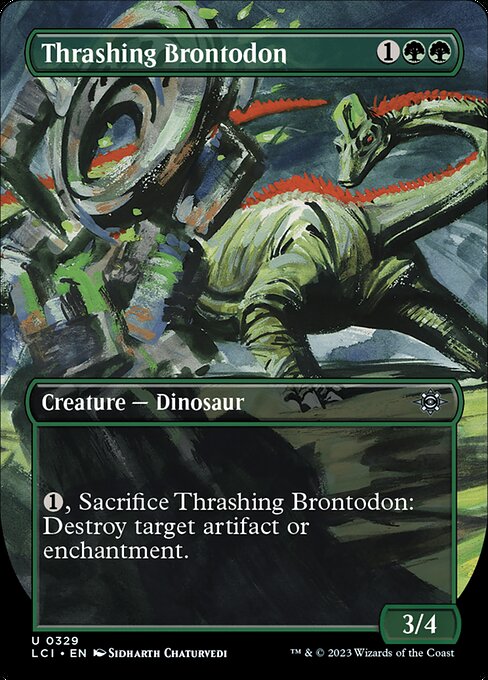 Thrashing Brontodon - Foil