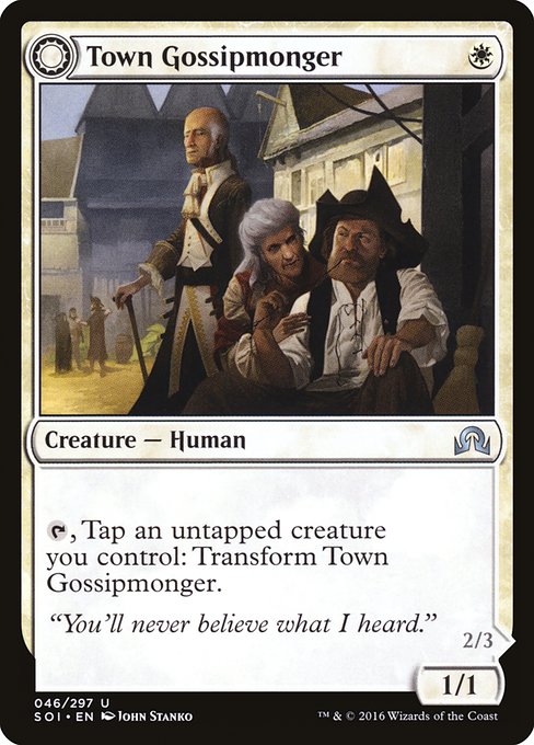 Town Gossipmonger - Foil
