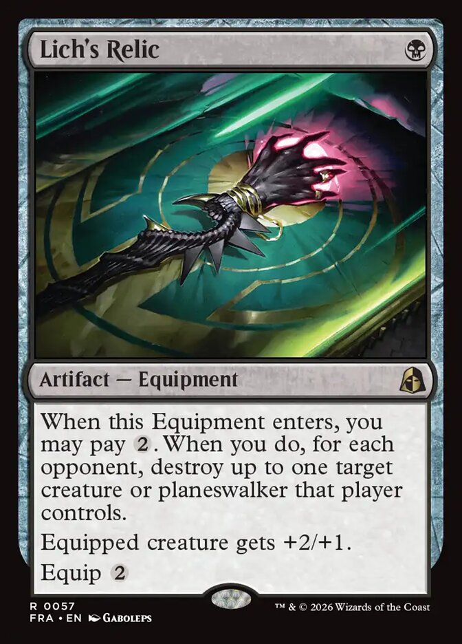 Lich's Relic - Foil