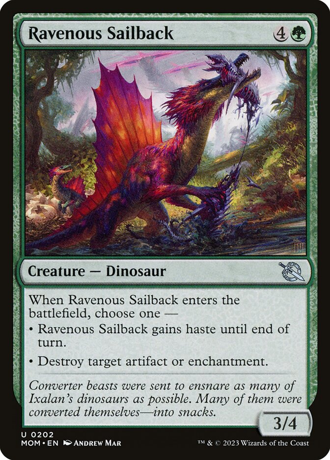 Ravenous Sailback - Foil