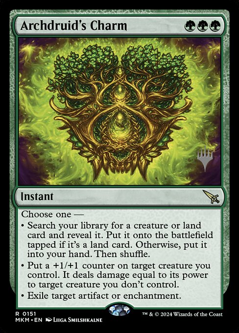 Archdruid's Charm - Foil - Promo Pack