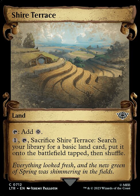 Shire Terrace - Silver Foil