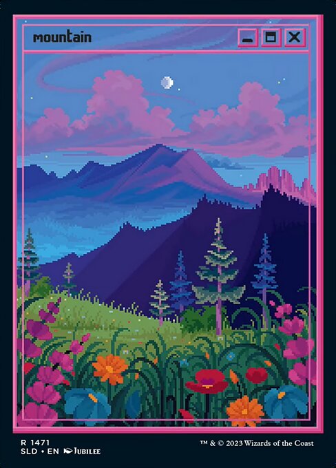 Mountain (1471) Full Art - Foil