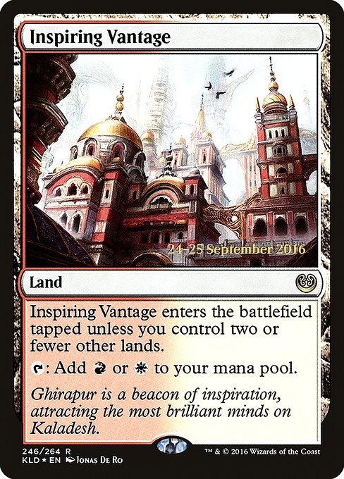 Inspiring Vantage - Foil - Prerelease Promo