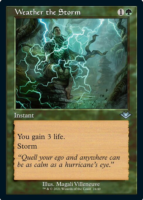 Weather the Storm - Foil-Etched