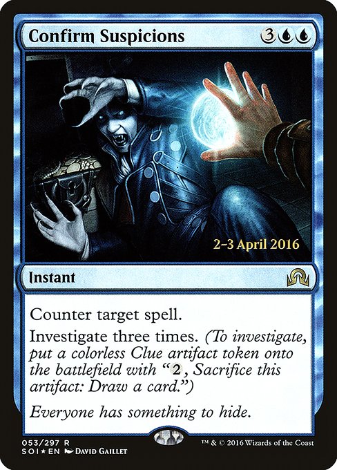 Confirm Suspicions - Foil - Prerelease Promo