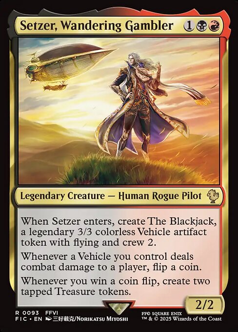 Setzer, Wandering Gambler - Surge Foil