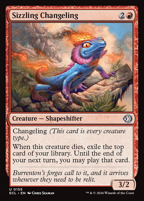 Sizzling Changeling - Foil