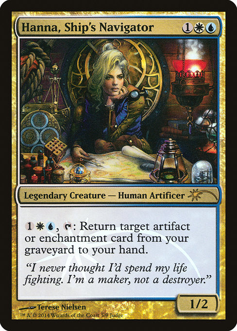 Hanna, Ship's Navigator - Foil - Judge Promo