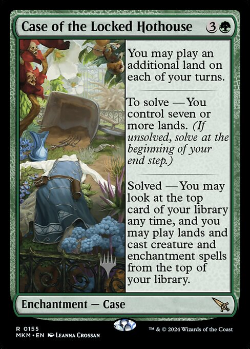 Case of the Locked Hothouse - Foil - Promo Pack