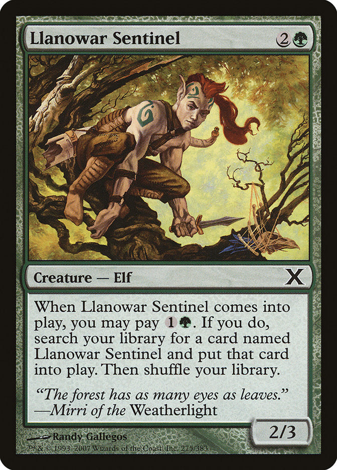 Llanowar Sentinel - Foil