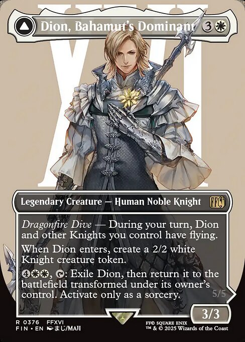 Dion, Bahamut's Dominant - Foil