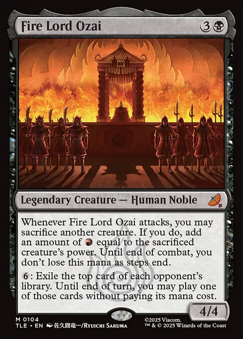FIre Lord Ozai - Foil
