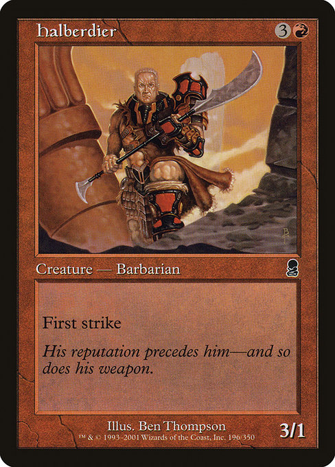 Halberdier - Foil