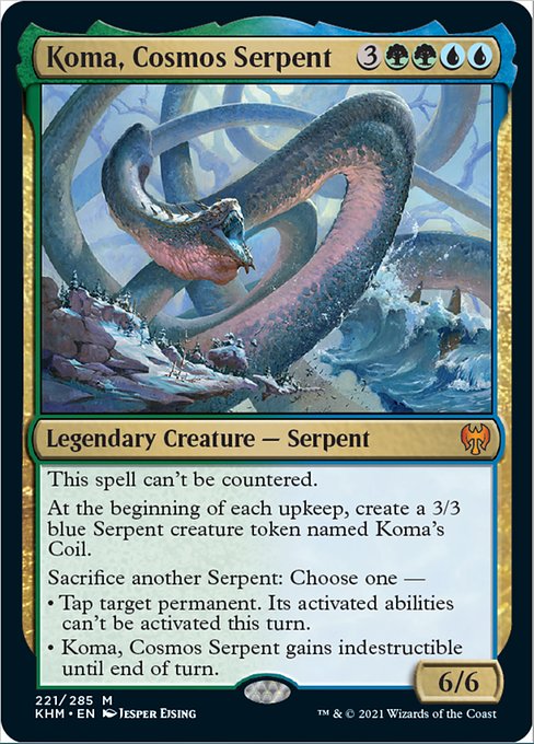 Koma, Cosmos Serpent - Foil