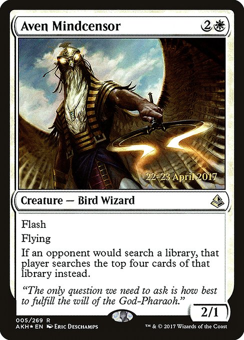 Aven Mindcensor - Foil - Prerelease Promo