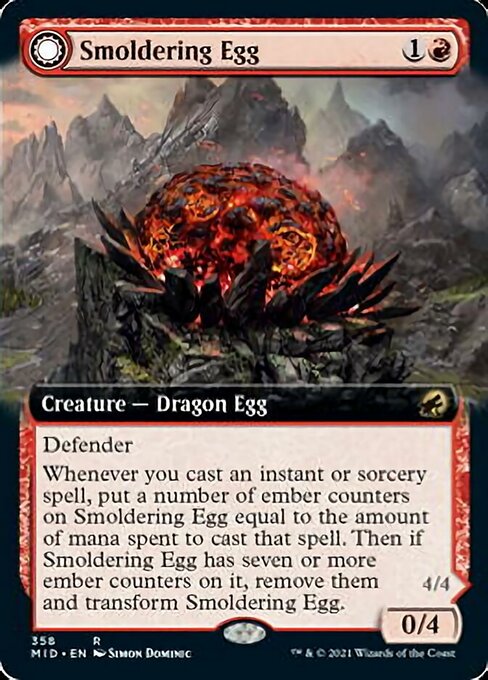 Smoldering Egg - Foil