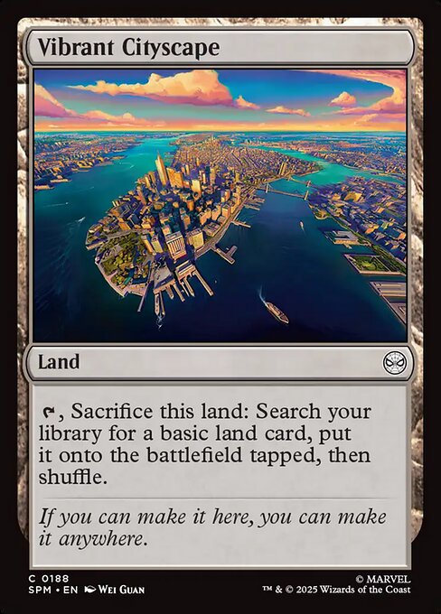 Vibrant Cityscape - Foil